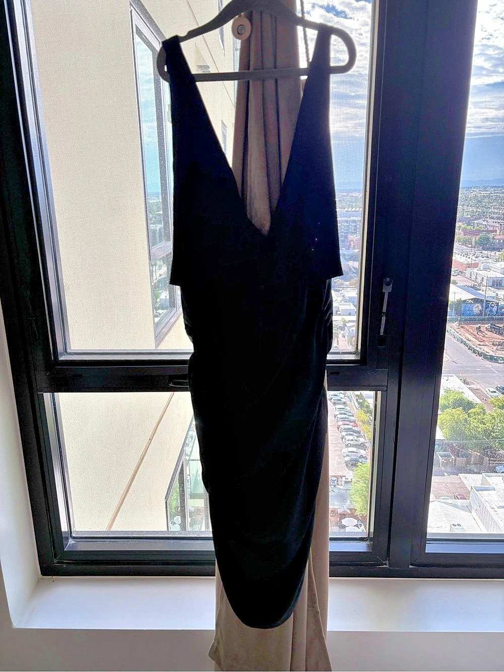 Zara Women's Mini Dress Black Large Like New
